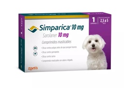 Simparica 10 Mg 2.5 a 5 Kg 1 Comprimido