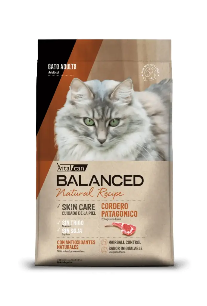 Balanced Gato Natural Recipe Cordero