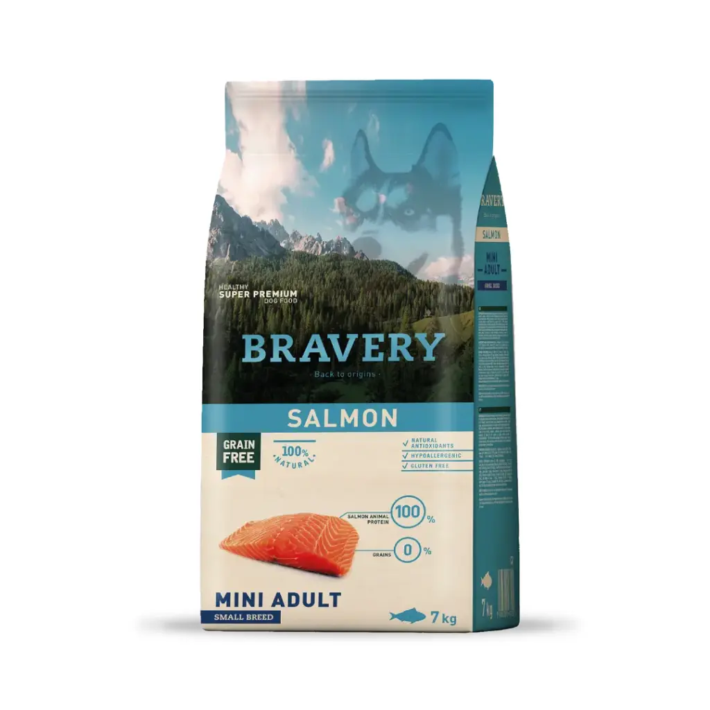 Bravery Adult Small Breeds Salmon 7 Kg 