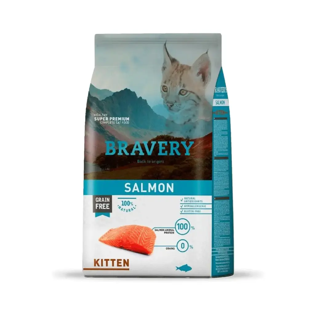 Bravery Kitten Cat Salmon 2 Kg