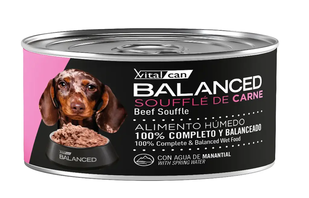 Lata Balanced Natural Recipe Carne Cachorro 85 Gr